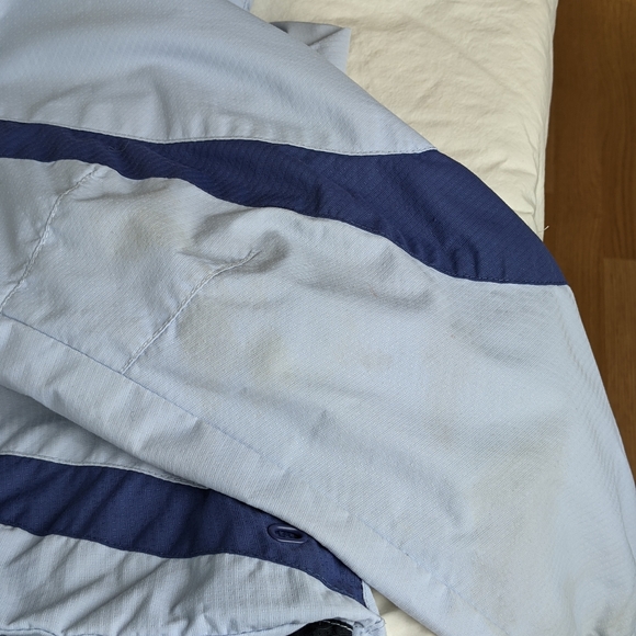 ✓Columbia packable hooded windbreaker S blue - Picture 13 of 16